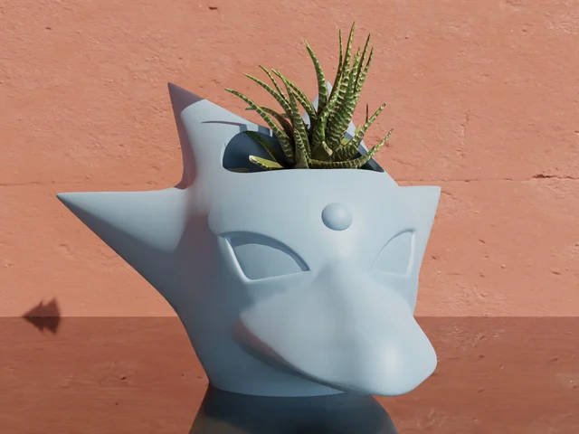 Golduck Pokémon bloempot