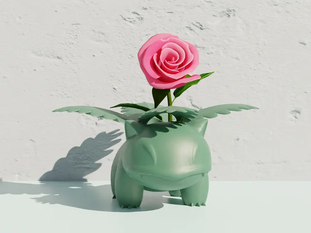Ivysaur Pokémon bloempot