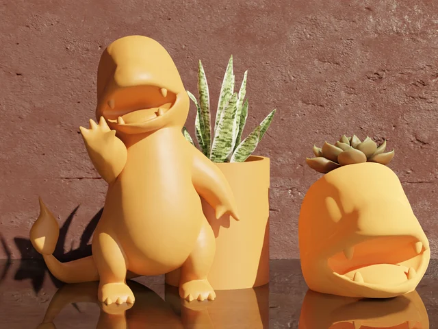Charmander Pokémon bloempot