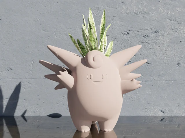 Clefable Pokémon bloempot