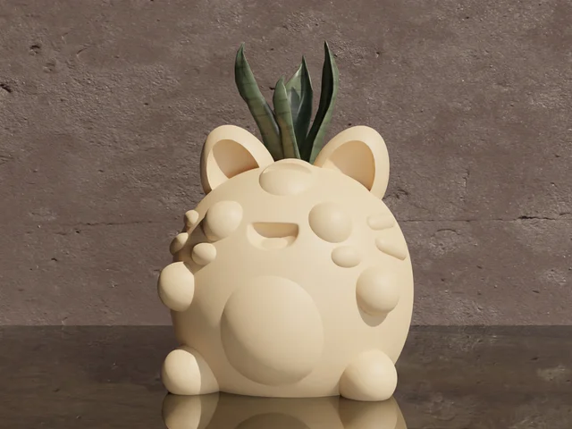 Meowth Pokémon bloempot