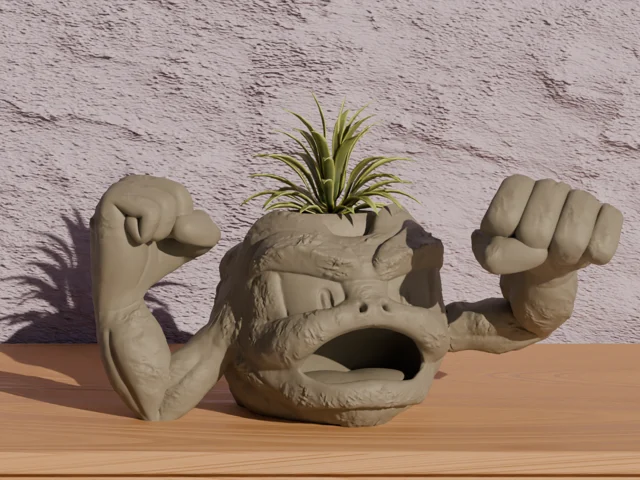 Geodude Pokémon bloempot